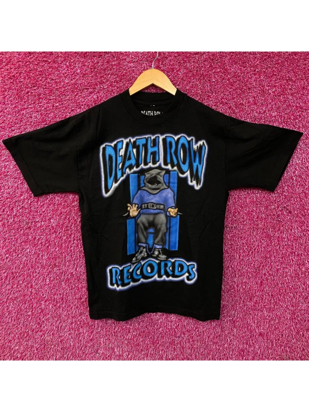 Death Row Records Electric Chair Graphic T-Shirt Small